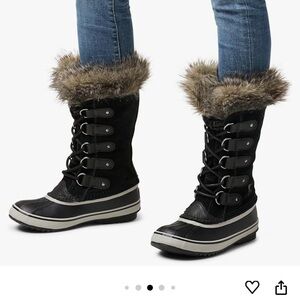 SOREL Joan of Arctic Waterproof Boots Size 8 EXCELLENT Condition